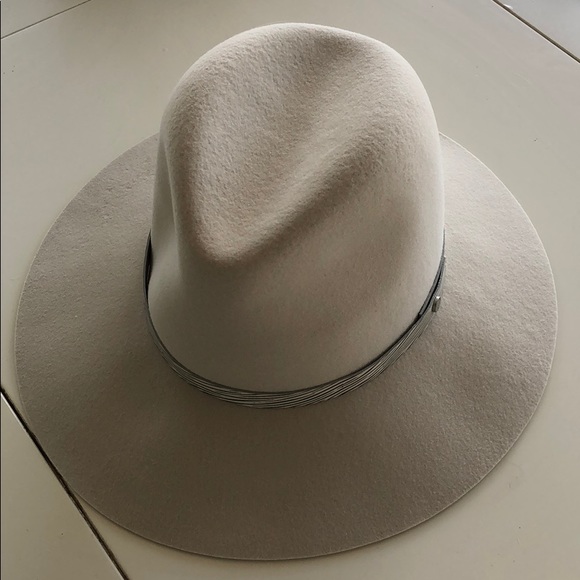 rag & bone Accessories - Rag & Bone Beige Fedora Size Small